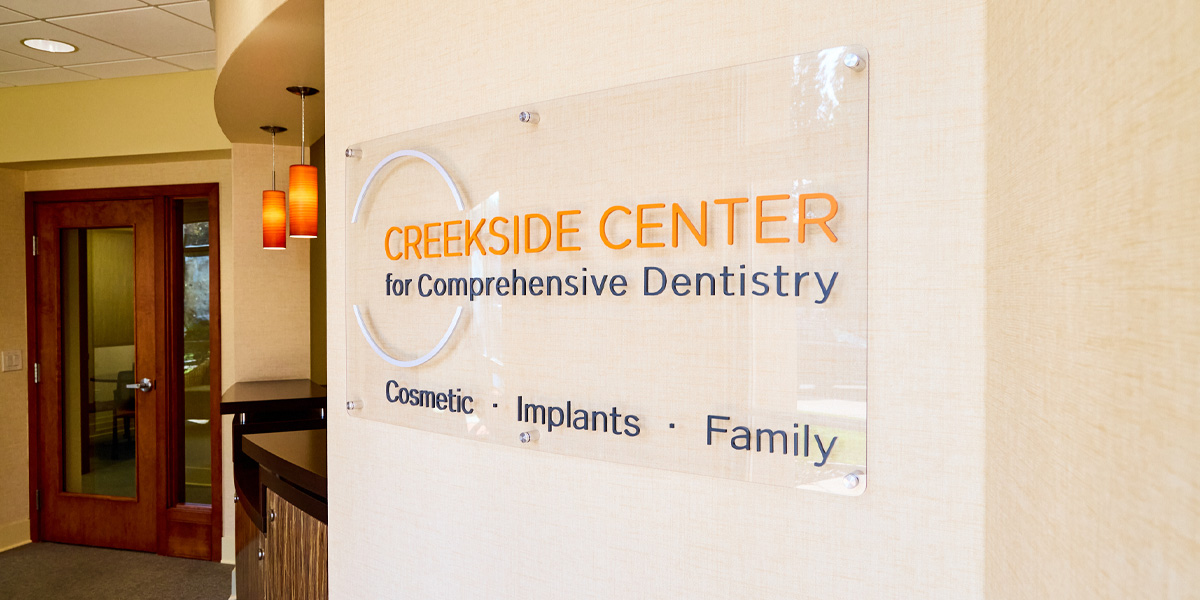 Name Banner of Creekside Center for Comprehensive Dentistry